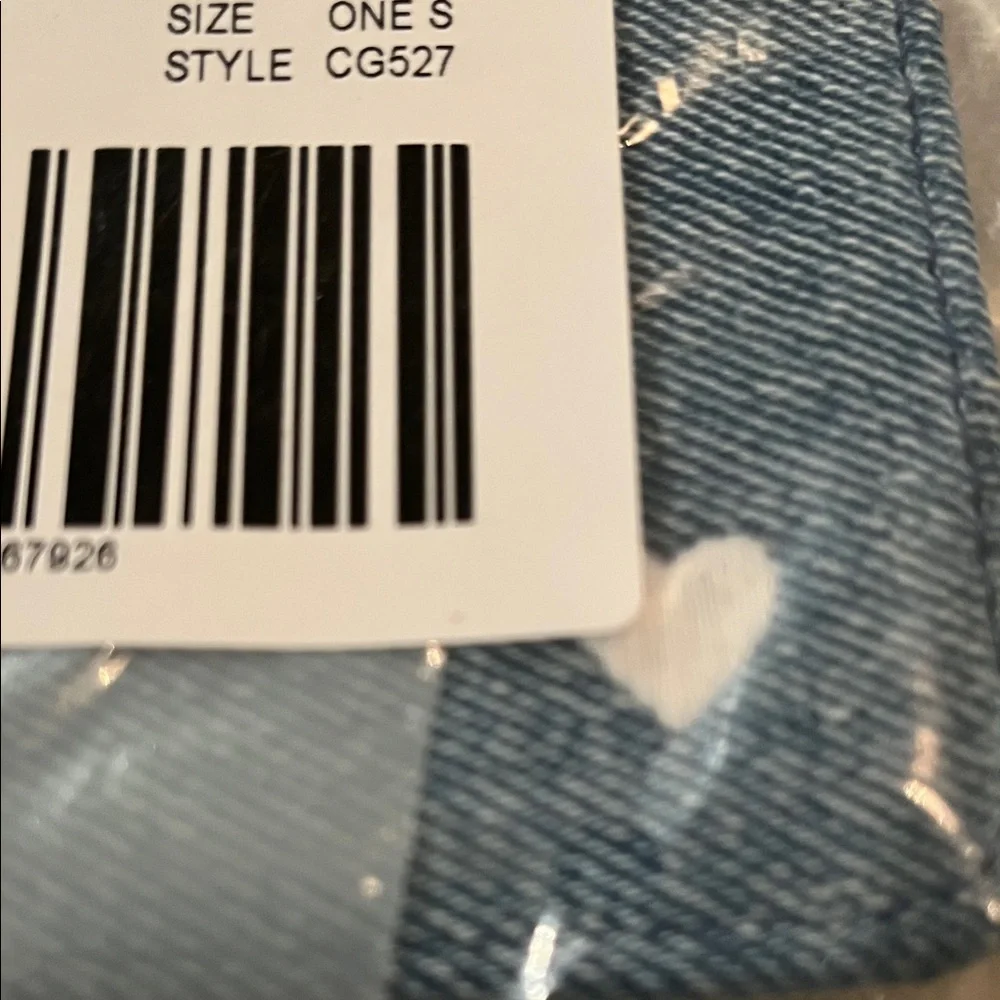 J. Crew Chambray Heart Card Wallet/NWT